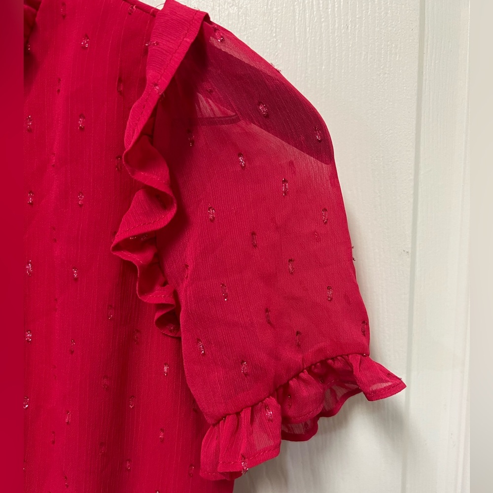 Wonder Nation Charming Pink Ruffle Kids Dress - Picture 3 of 15